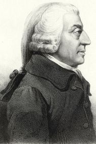 Adam Smith, 画像出典："https://ja.wikipedia.org/wiki/%E3%82%A2%E3%83%80%E3%83%A0%E3%83%BB%E3%82%B9%E3%83%9F%E3%82%B9"