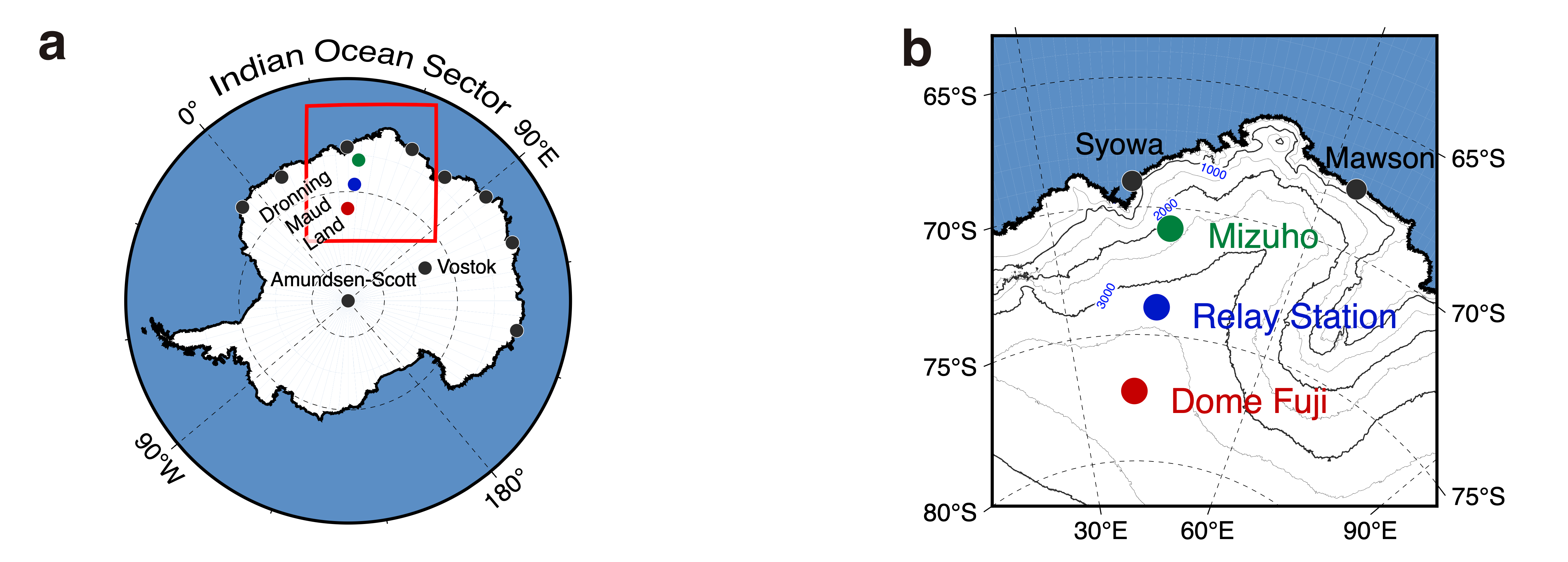 Map of Antarctica and the East Antarctic study region.png