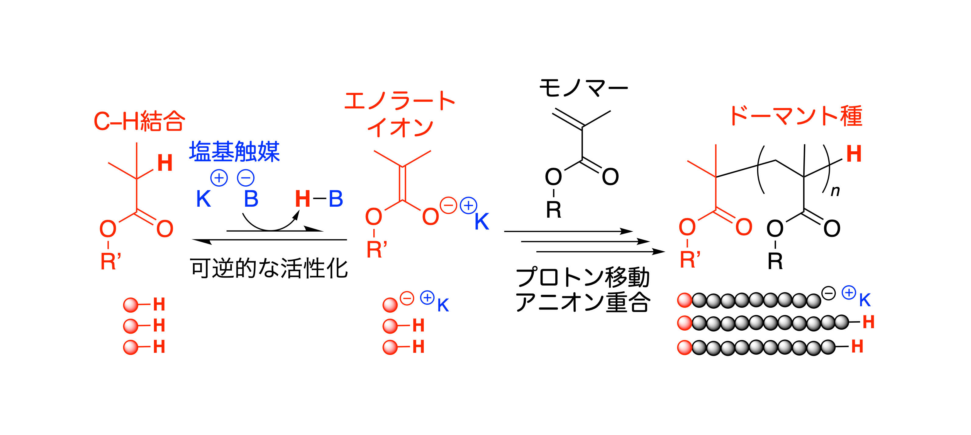 プロトン移動アニオン重合の開発に成功 ～簡便に多様なポリマーの精密合成が可能に～ - 名古屋大学研究成果情報