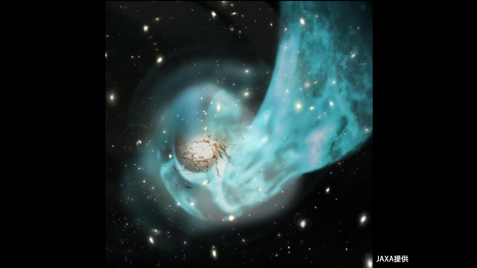 XRISMが捉えた！ケンタウルス座銀河団に吹く「風」 銀河団中心部の高温